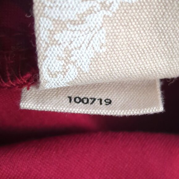 Soft Surroundings Womens Red‎ Gold Pull-on Thick Leggings Pants Sz S Floral - Picture 8 of 13